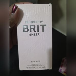 Burberry Brit Sheer Pink and Silver Boxed Fragrance